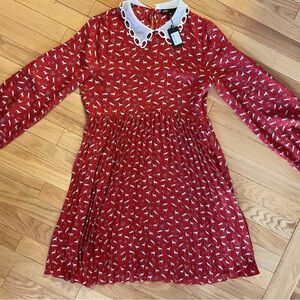 🐴🧲 New - Maje horse print Raina mini dress collared dress cowgirl feminine